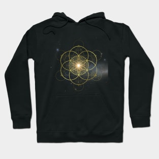 Flower of life in Seed of Life Mandala Hoodie